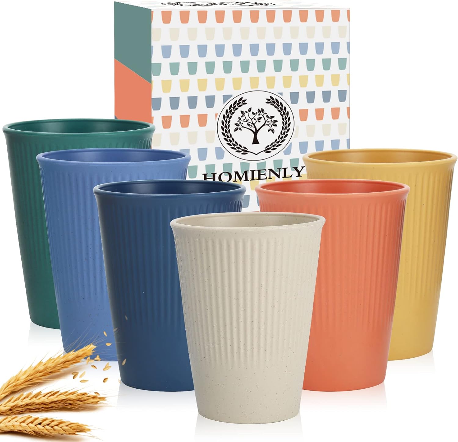 Non-breakable reusable dishwasher-safe drinking cups Kitchen essentials - color